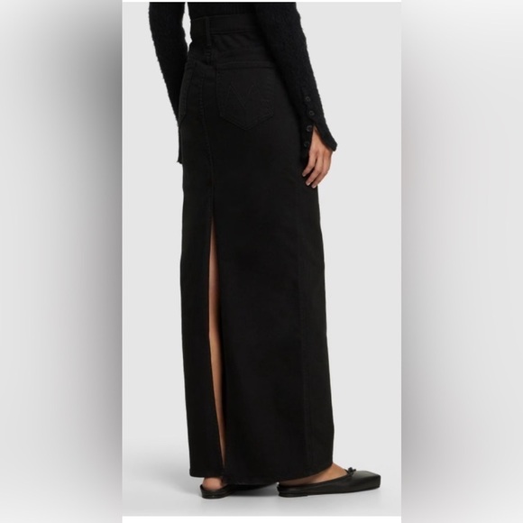 Mother women’s skirt maxi Sz 31 The Flagpole stretch cotton NWT black - Picture 4 of 7